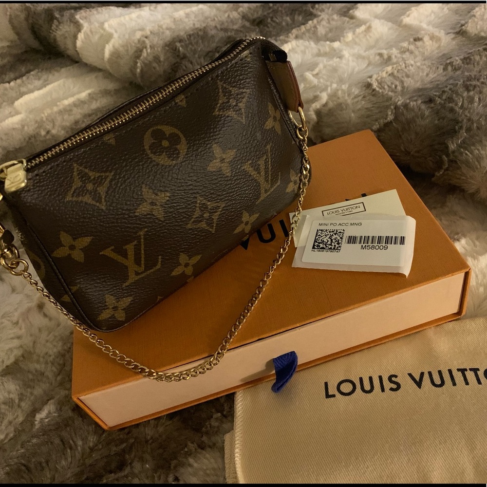 💯 Authentic Louis Vuitton Monogram Pochette